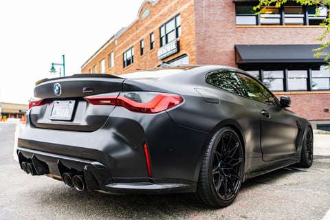 BMW M4 Wrapping Noir Mat